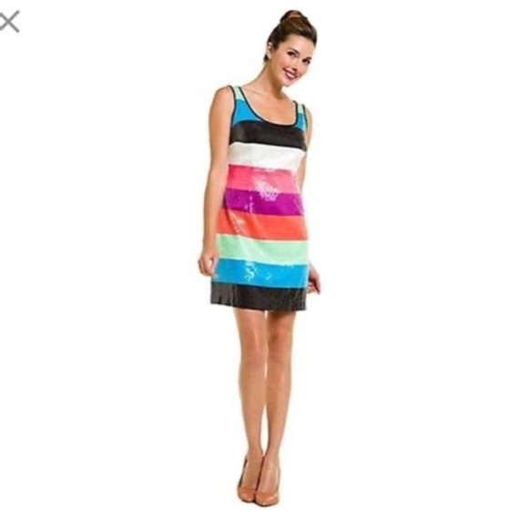 Lilly Pulitzer Lucy Sequin Mini Dress Size‎ 14 - Picture 1 of 10